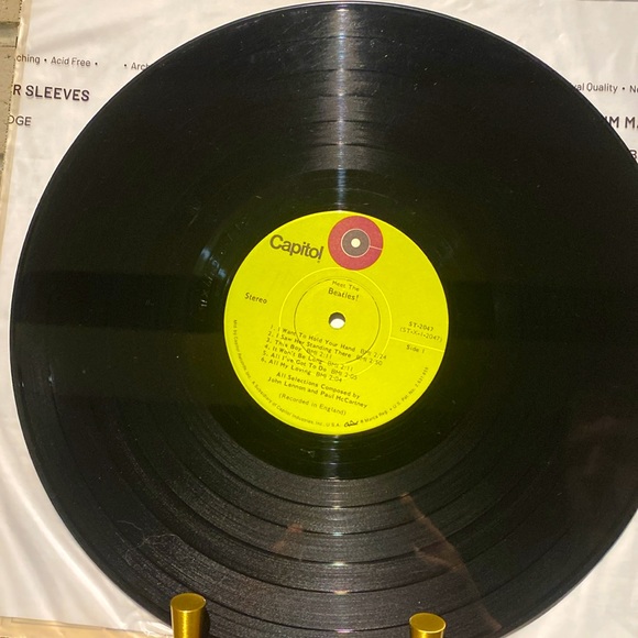 Meet The Beatles! Vinyl Record. 1960s pressing - Picture 3 of 4